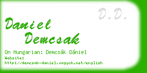 daniel demcsak business card